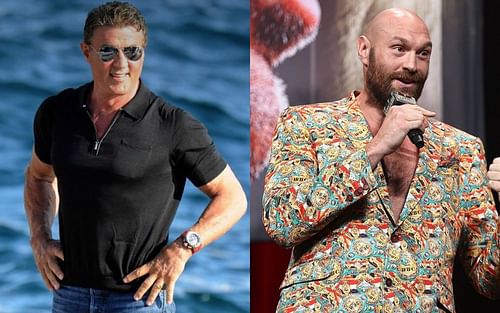 Sylvester Stallone (left), Tyson Fury (right) [Images Courtesy: @allstallone. @tysonfury via Instagram]