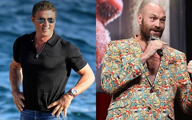 "I think you got a fantastic career in movies" - Sylvester Stallone offers Tyson Fury a possible role in future 'The Expendables' production