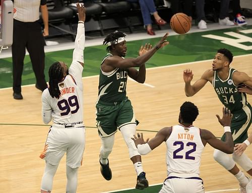 Jrue Holiday looks to prove the Milwaukee Bucks' championship was no fluke