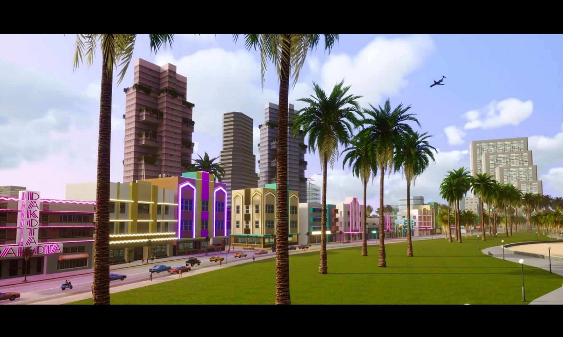 Vice City is more colorful than it ever was before (Image via Rockstar Games)
