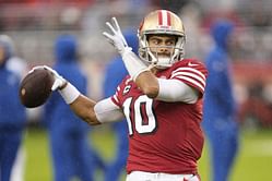 Is Jimmy Garoppolo playing tonight vs the Bears in Week 8?