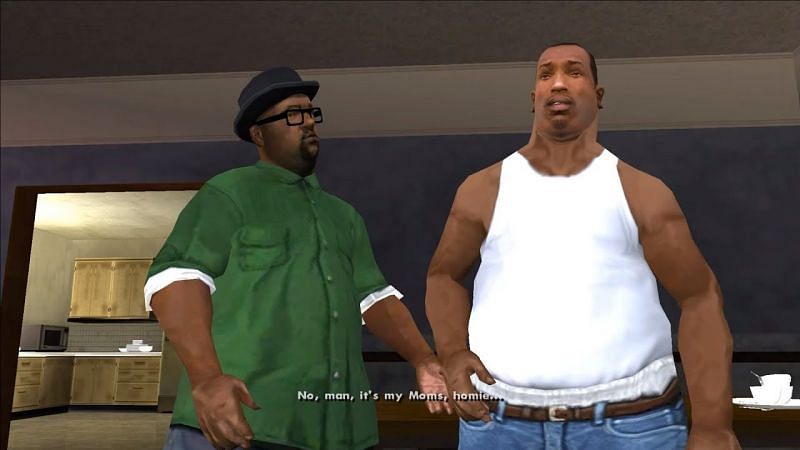 There is even a cheat code to make CJ fat (Image via Rockstar Games)