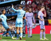 Top 5 clubs with the highest average possession in Europe’s major leagues this season