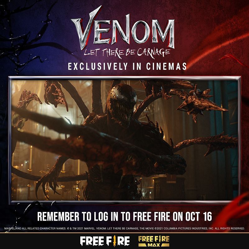 Freefire Venom: Let There Be Carnage