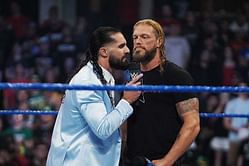 Top AEW tag team offers to help Edge after Seth Rollins invades his house on SmackDown