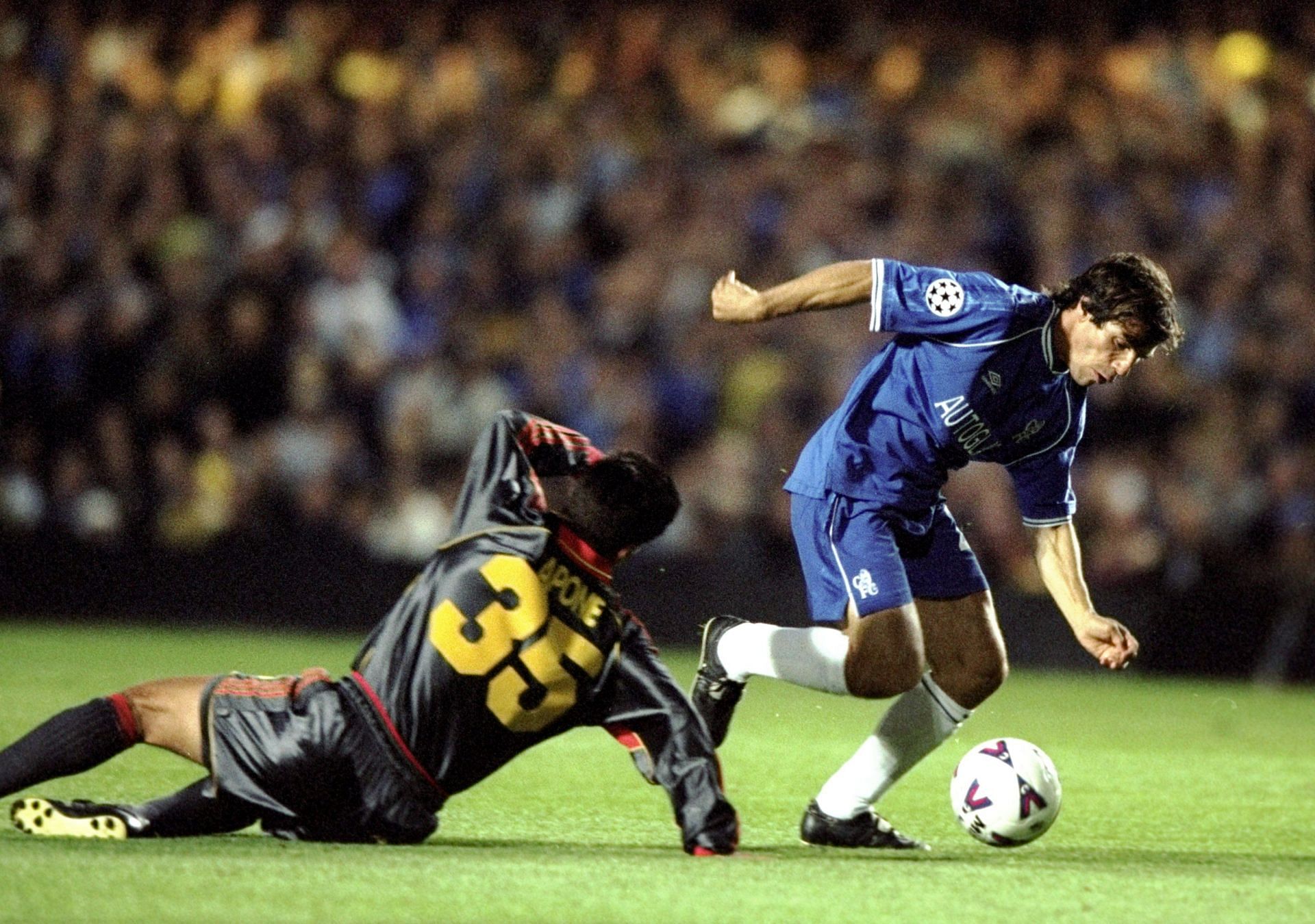 Gianfranco Zola and Carlos Capone