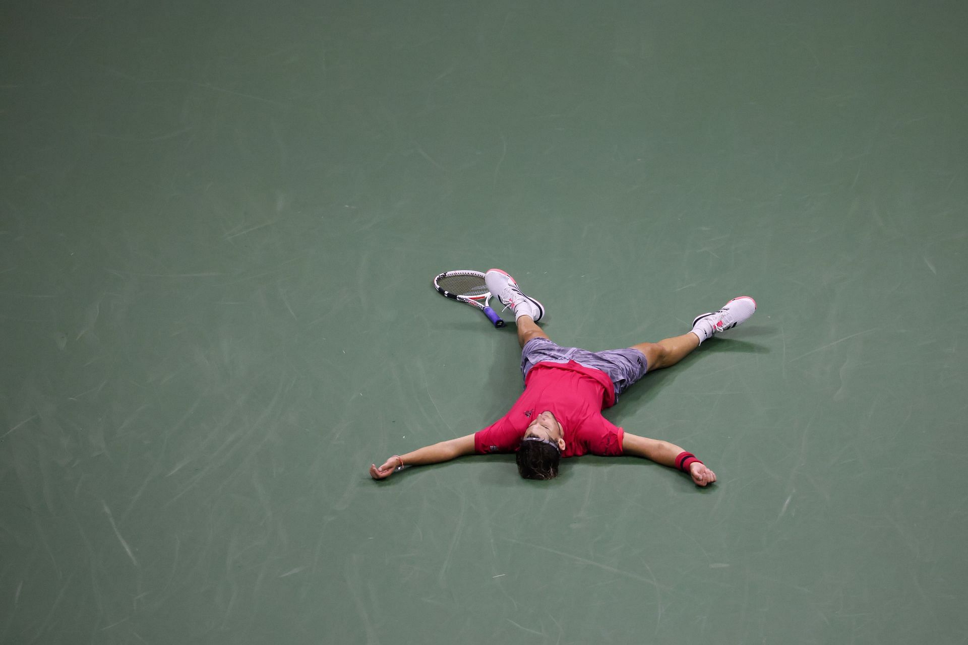 Dominic Thiem after winning 2020 US Open - Day 14