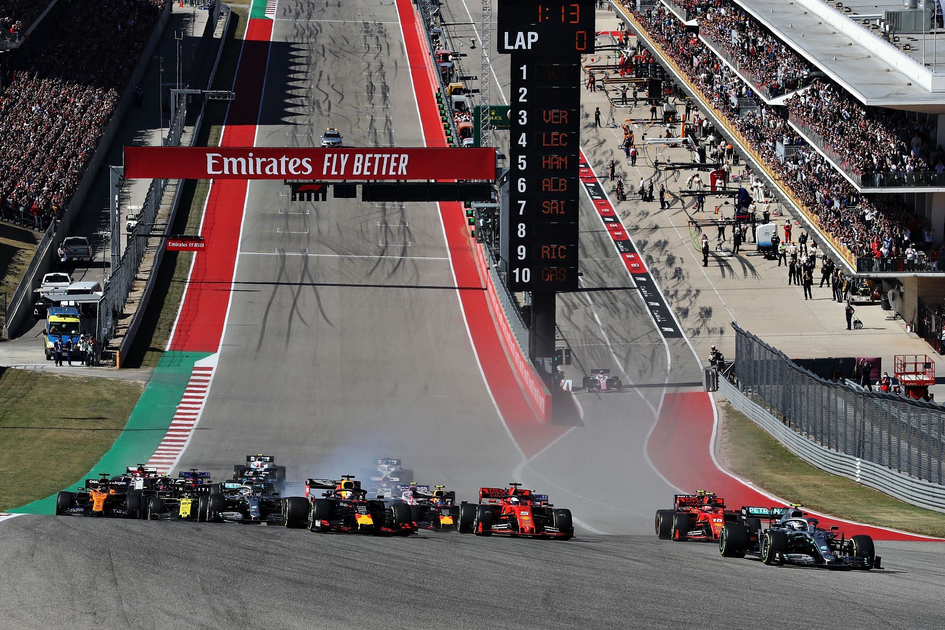 F1 returns to the United States after a gap of one year. Photo: Mark Thompson/Getty Images