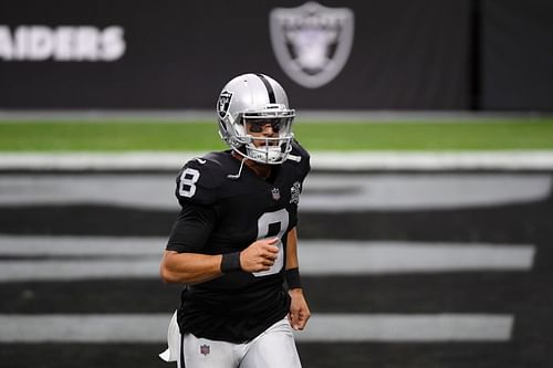 Las Vegas Raiders quarterback Marcus Mariota