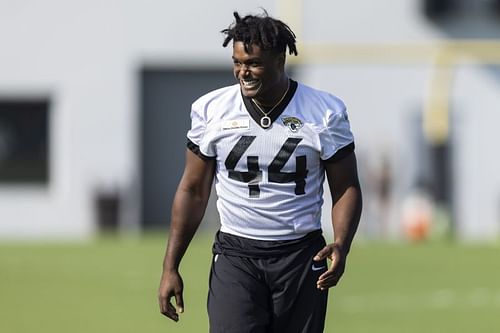 Myles Jack at the Jacksonville Jaguars Training Camp