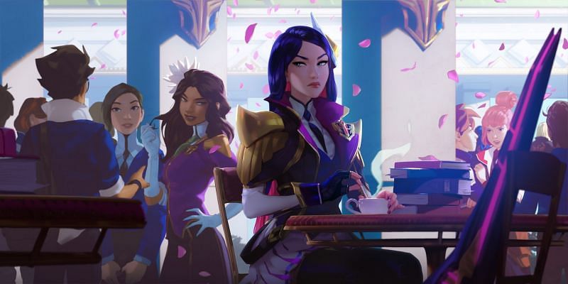Caitly Battle Academia Skin (Images via Riot Games)