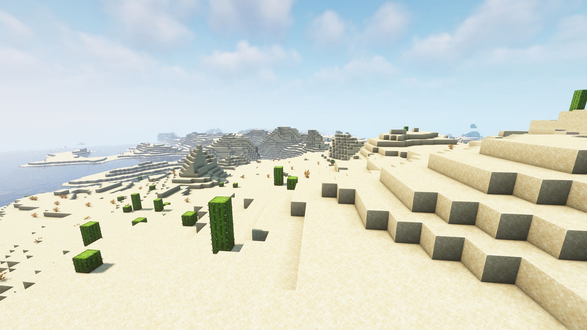 Desert biome (Image via Minecraft)