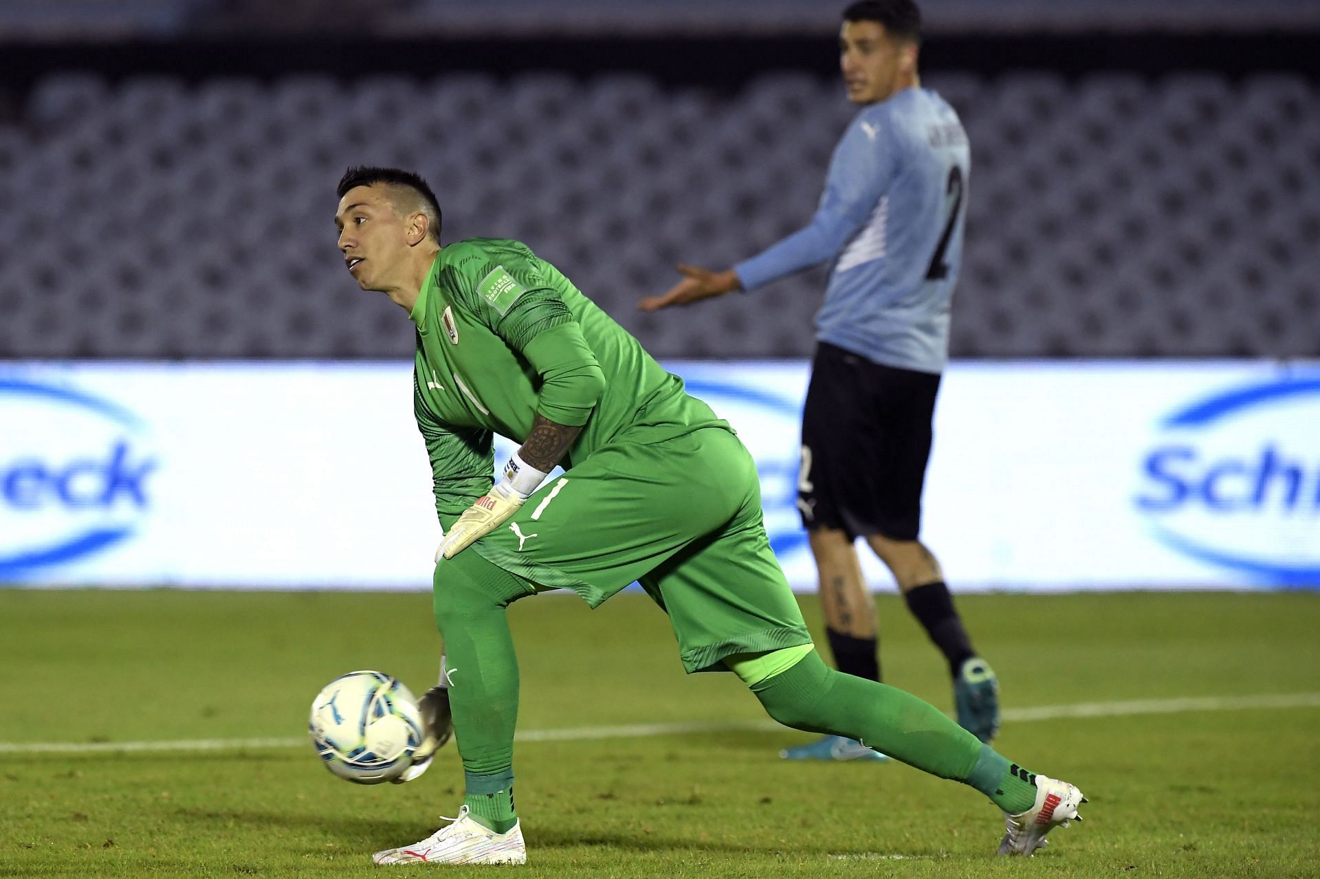 Fernando Muslera made some great saves in the second half.