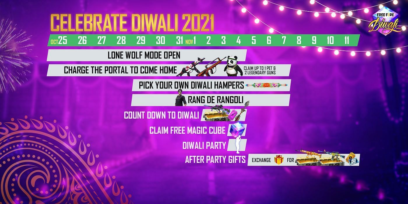 Celebrate Diwali 2021 with Free Fire