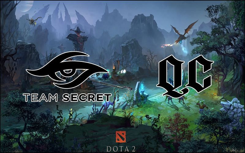 Team Secret vs. Quincy Crew is one of the most important series of the 3rd day of TI10 group stage (Image via Sportskeeda)