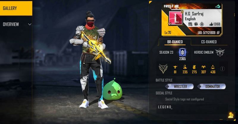 Helping Gamer&#039;s Free Fire ID (Image via Free Fire)