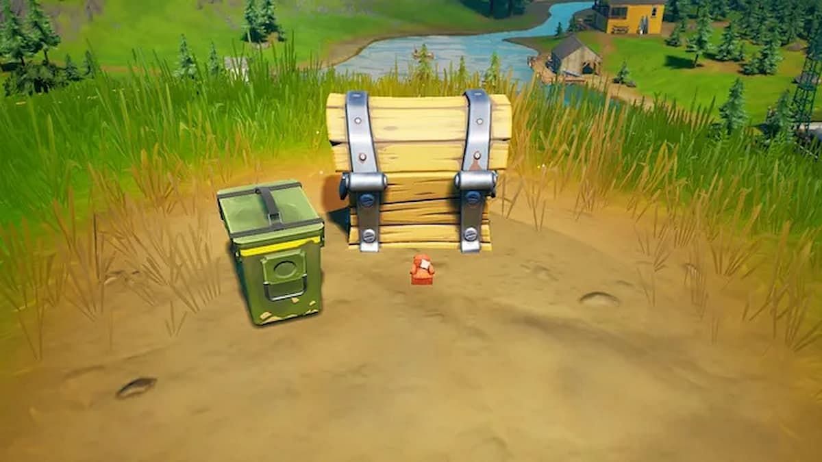 The chair at one of its smallest sizes (Image via Epic Games)
