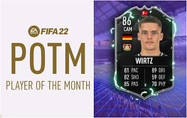 FIFA 22 Ultimate Team SBC: How to get Florian Wirtz's Player of the Month (POTM) card