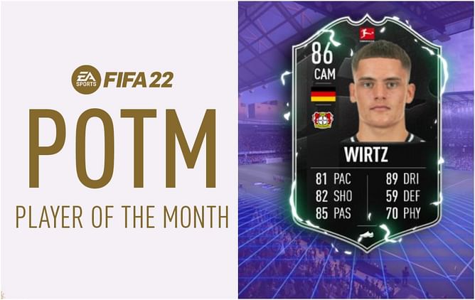 FIFA 22 Ultimate Team SBC: How to get Florian Wirtz's Player of the Month (POTM) card