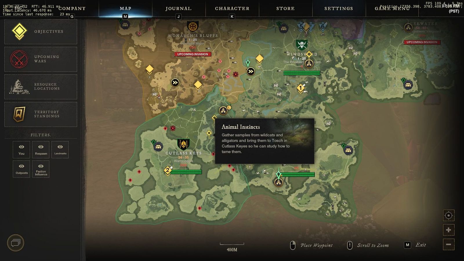 Every Camp Upgrade Quest Location In New World