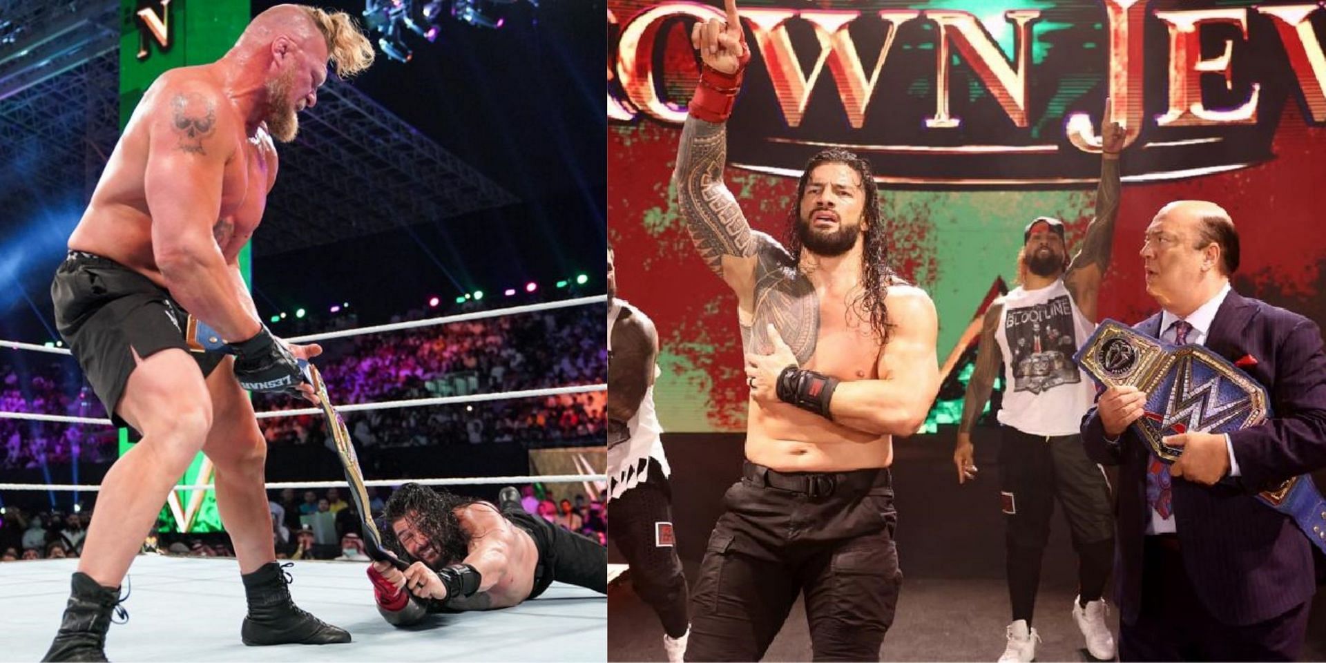 WWE Crown Jewel में रोमन रेंस को बड़ी जीत मिली