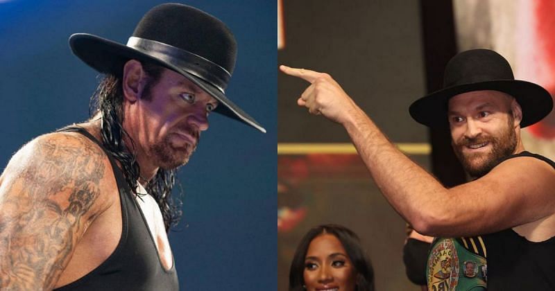 The Undertaker (left) &amp; Tyson Fury (right) [Image Credits- @undertaker on Instagram]