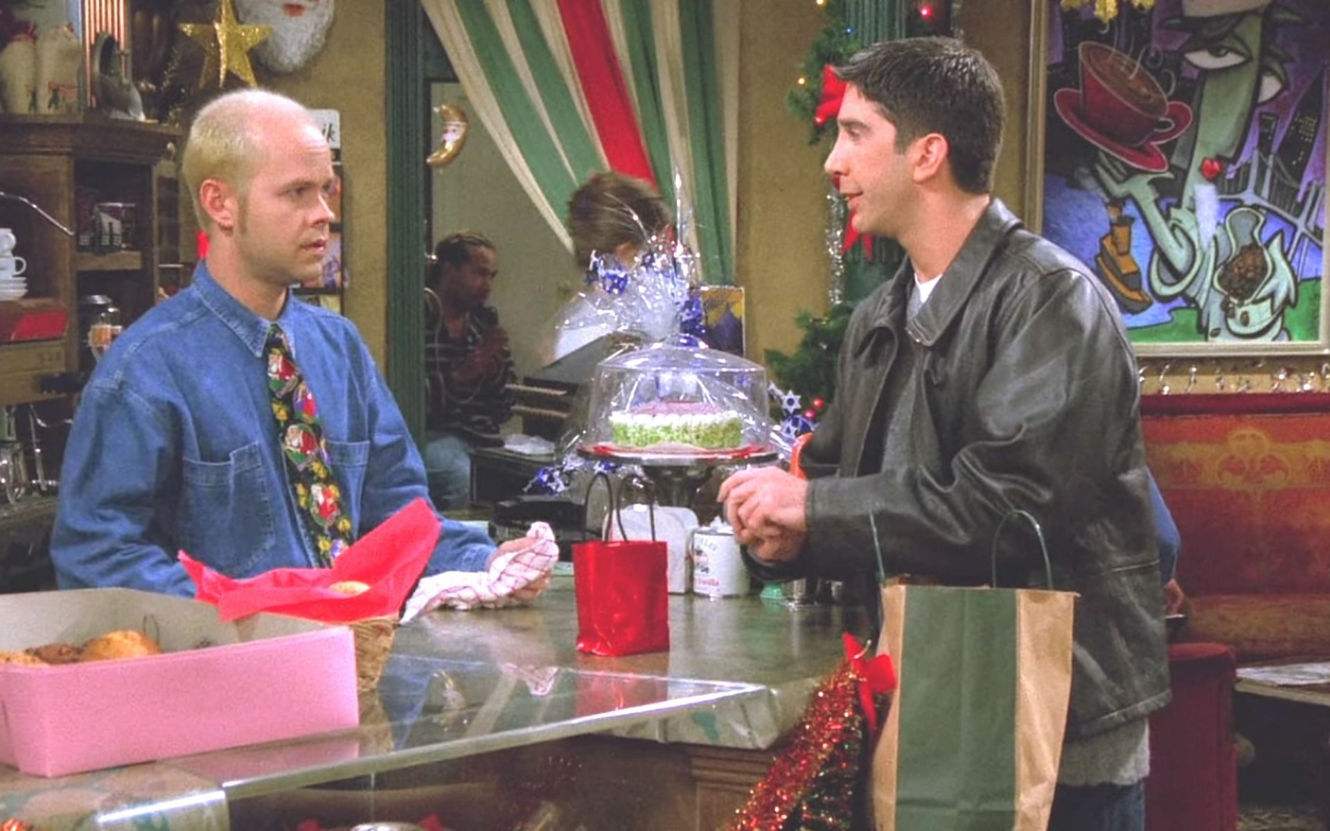 Gunther and Ross share a moment in Friends Season 2 Episode 9 (Image via Netflix)