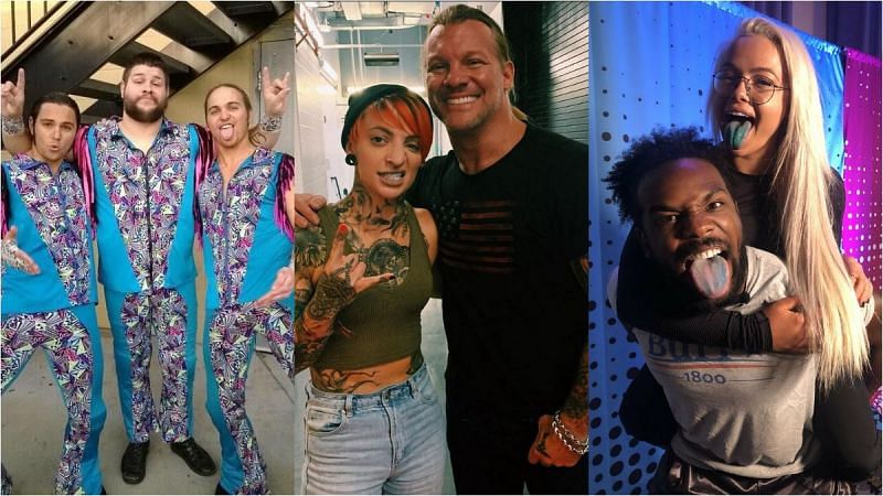Many WWE and AEW stars are good friends behind the scenes