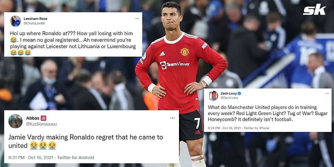 Twitter erupts as Leicester City stun Cristiano Ronaldo and Manchester United in six-goal thriller