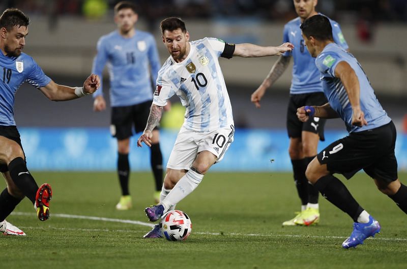 Lionel Messi and Argentina brushed Uruguay aside in their World Cup qualifier.