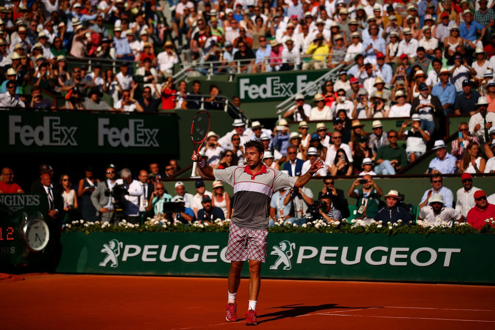 Stan Wawrinka at the 2015 French Open - Day Fifteen