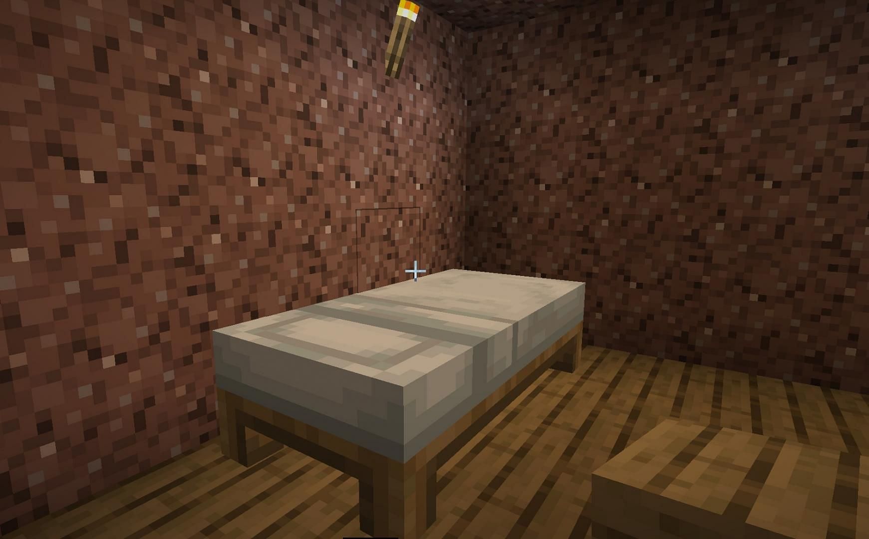 Bed in Minecraft (Image via Gamepur)