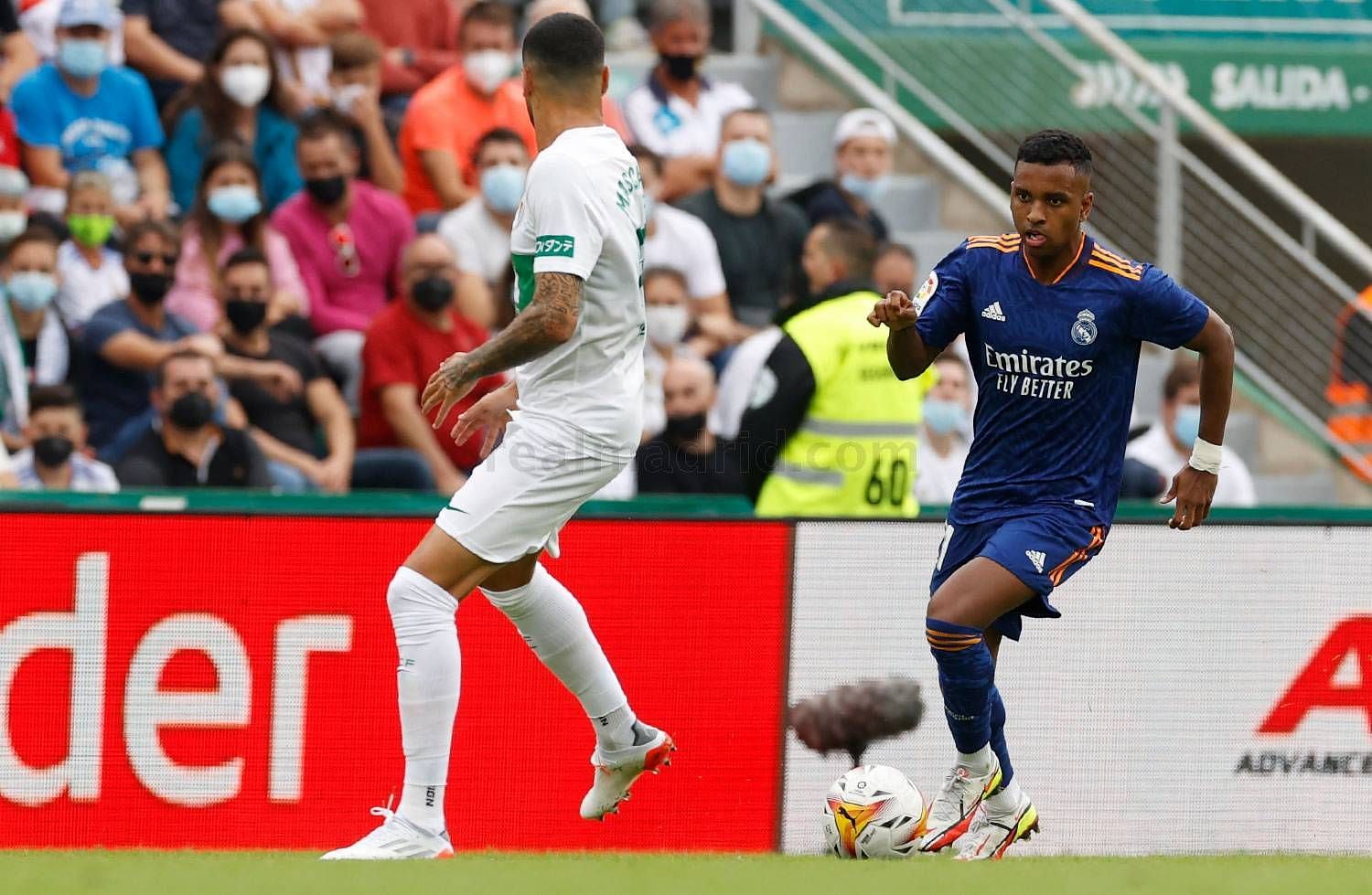 Rodrygo lasted only 18 minutes in the game before trudging off with a muscle injury.