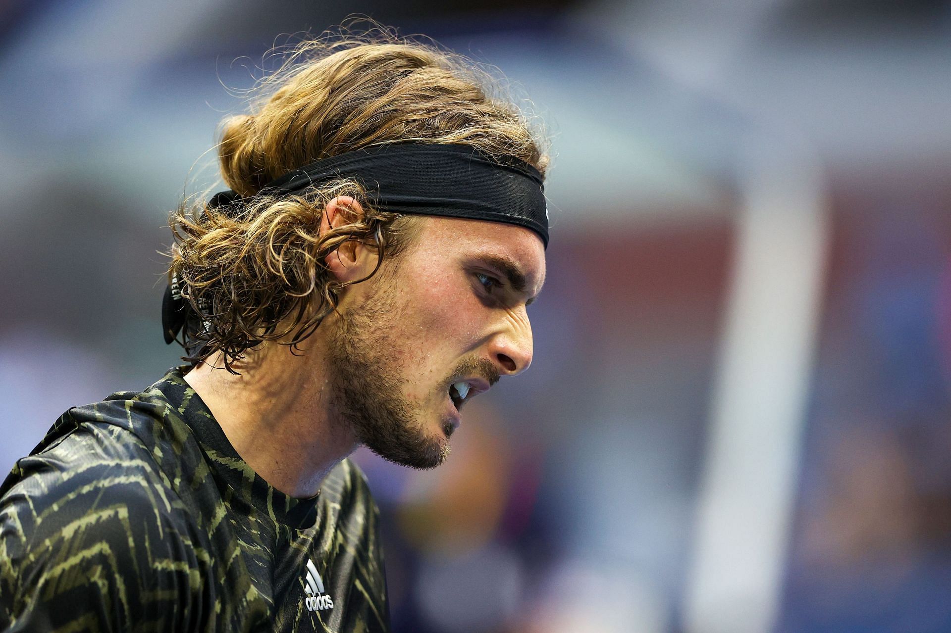 Stefanos Tsitsipas at the 2021 US Open