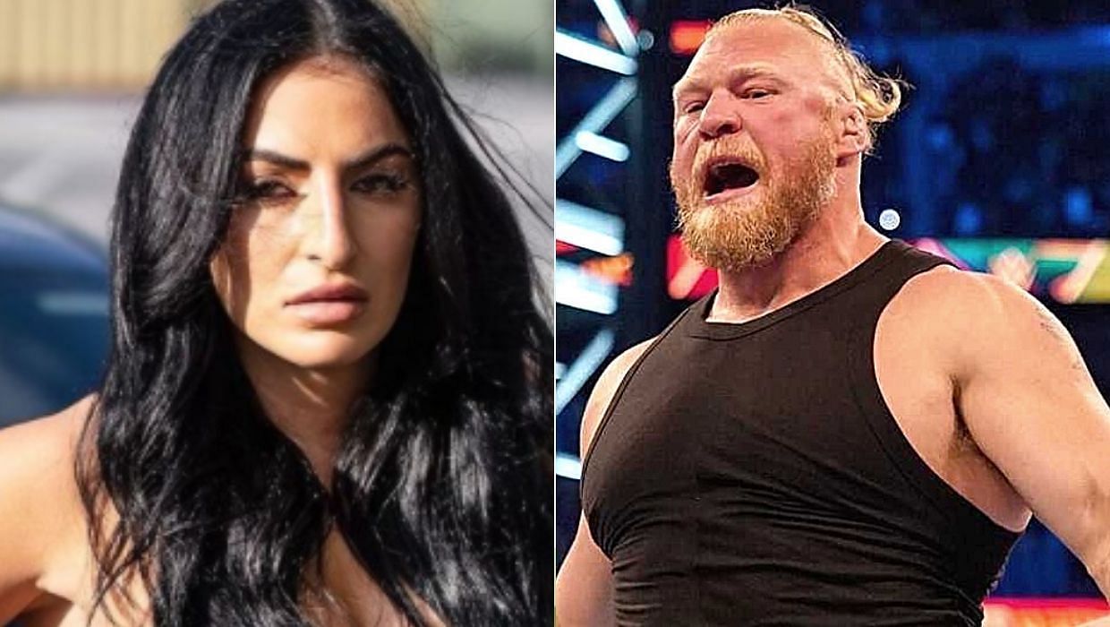 WWE official Sonya Deville/Former Universal Champion Brock Lesnar