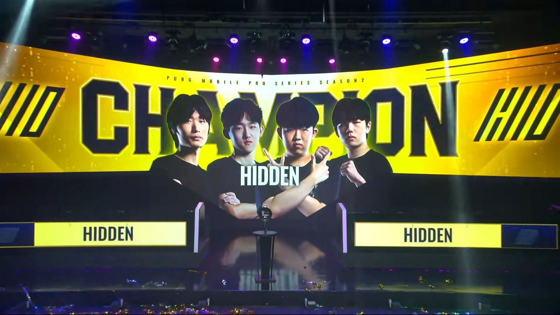 Hidden were the crowned champions of PUBG Mobile Pro Series Season 2