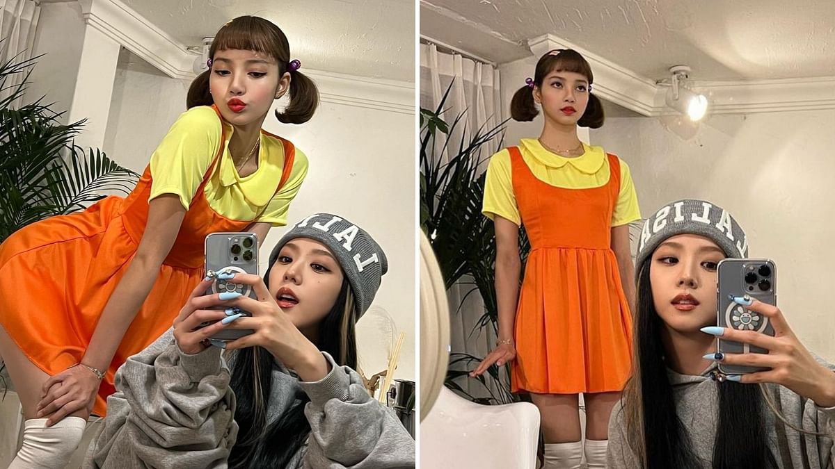 BLACKPINK idol Lisa dressed up for Halloween as this Squid Game ...