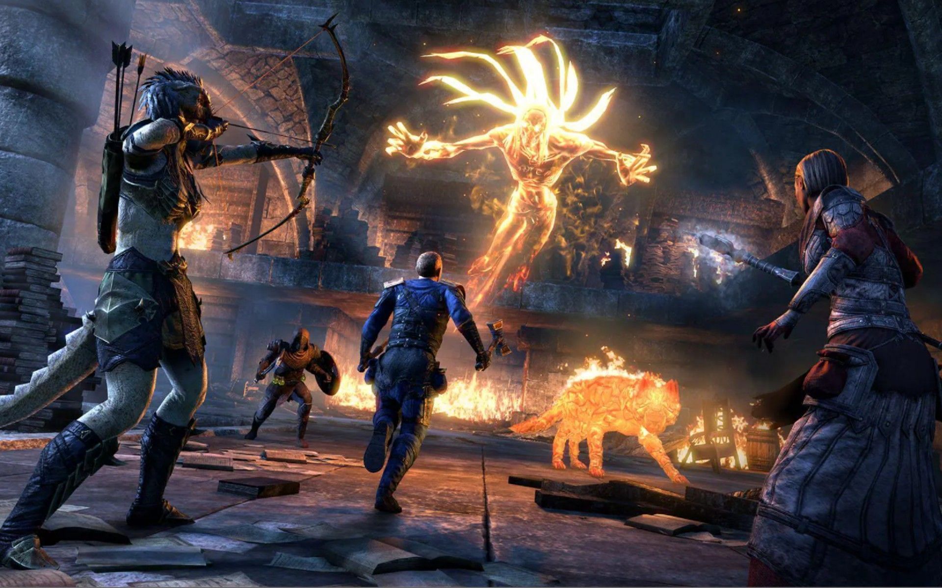 Make sure the services are running normal in ESO. (Image via Zenimax)