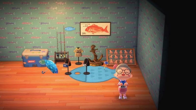 Fishing Tourney event rewards in Animal Crossing: New Horizons (Image via GosuNoob)