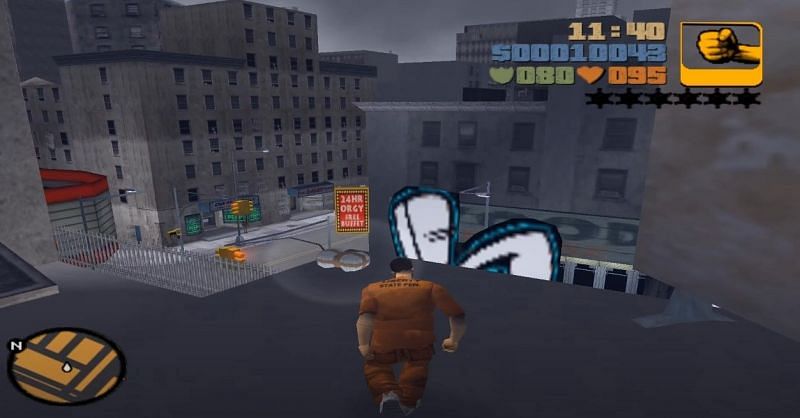 A player collecting a Hidden Package in GTA 3 (Image via Rockstar Games)