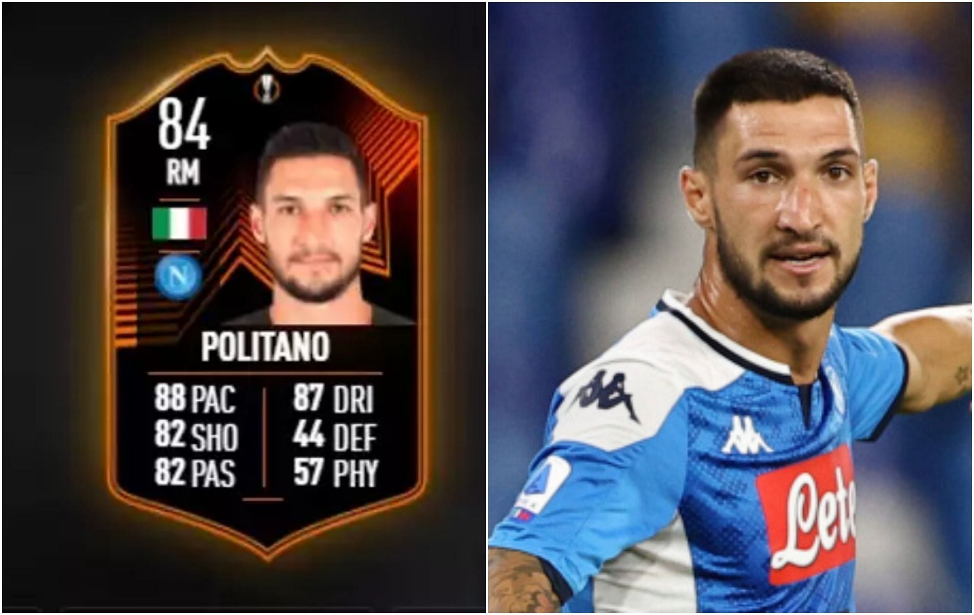 Politano RTTK card is the latest SBC in FIFA 22 (Image via FIFA 22)