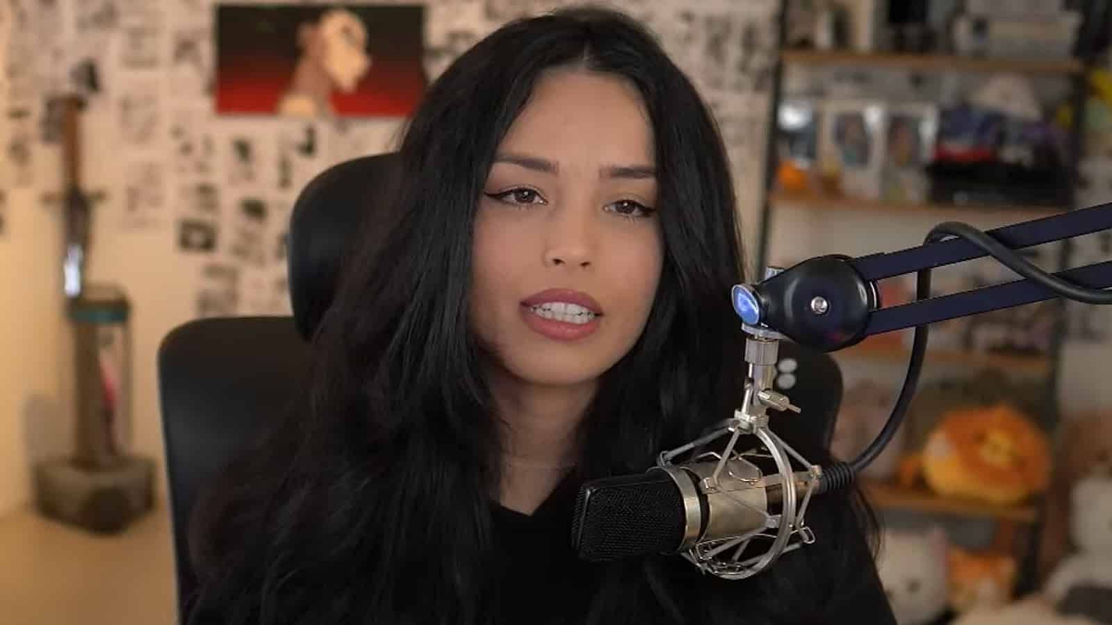 Valkyrae talks about RFLCT controversy (Image via Valkyrae @YouTube)