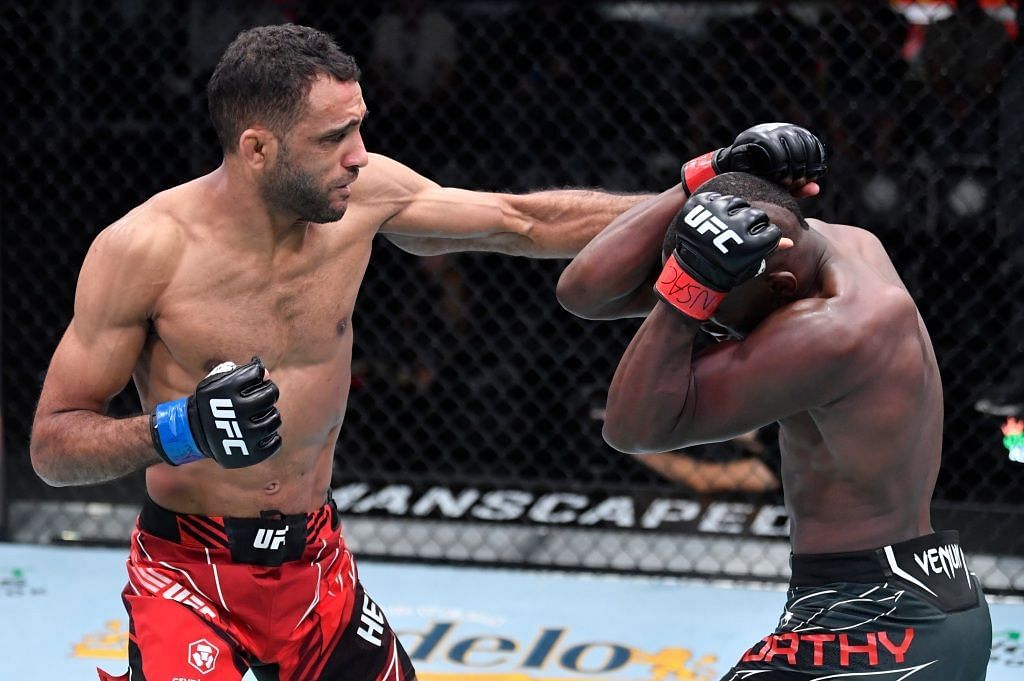 Jai Herbert picked up his first UFC win by stopping Khama Worthy.