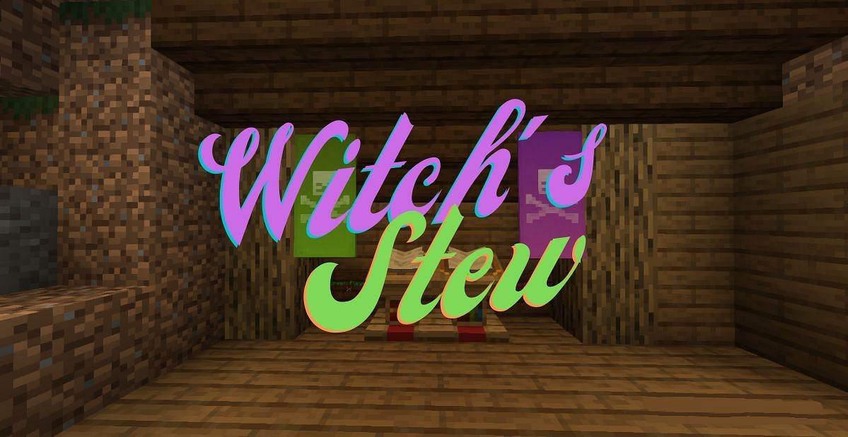 The Witch&#039;s Stew map (Image via Minecraft)
