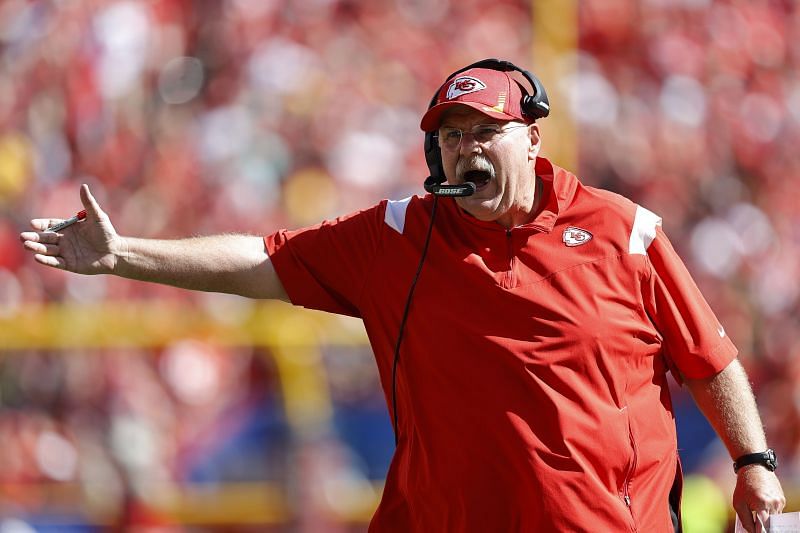  Andy Reid for Kansas City Chiefs vs. Los Angeles Chargers 