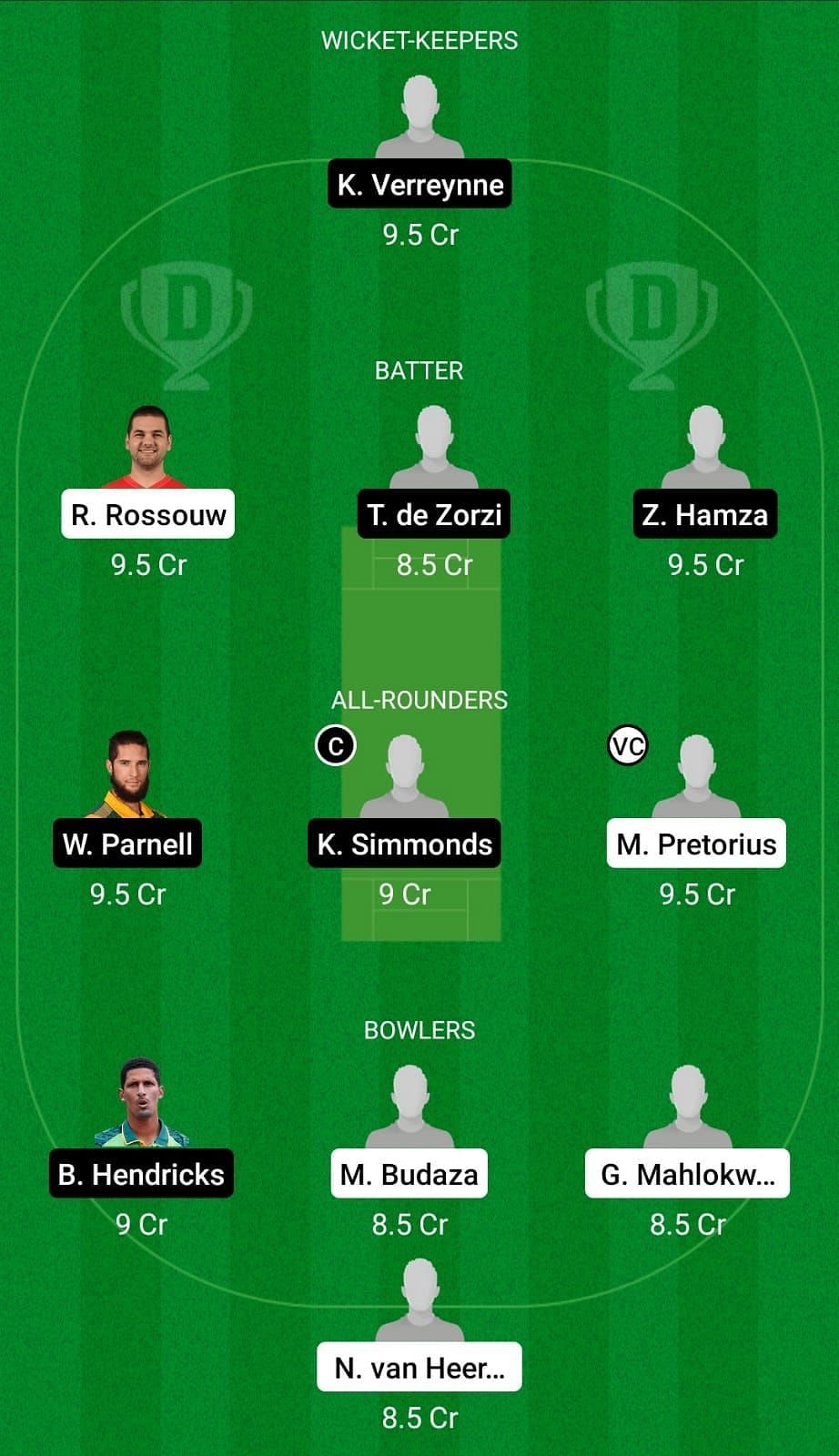 KTS vs WEP Dream11 Team - 2 2021