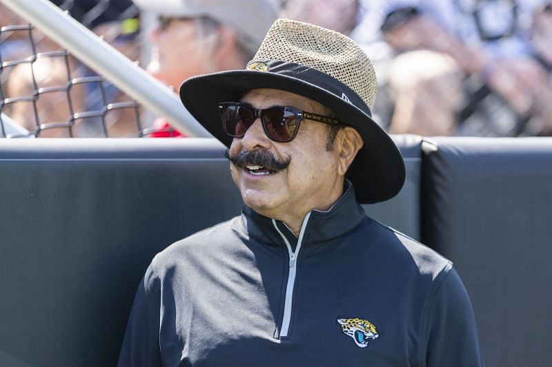 Jacksonville Jaguars owner Shad Khan at Training Camp