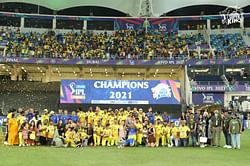 IPL 2021: [In Pics and Videos] Chennai Super Kings (CSK) celebrate after winning 4th title