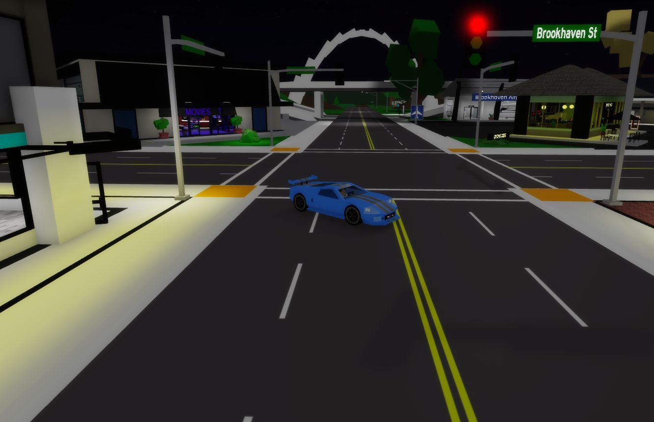 Start at the intersection when you log in (Image via Roblox)