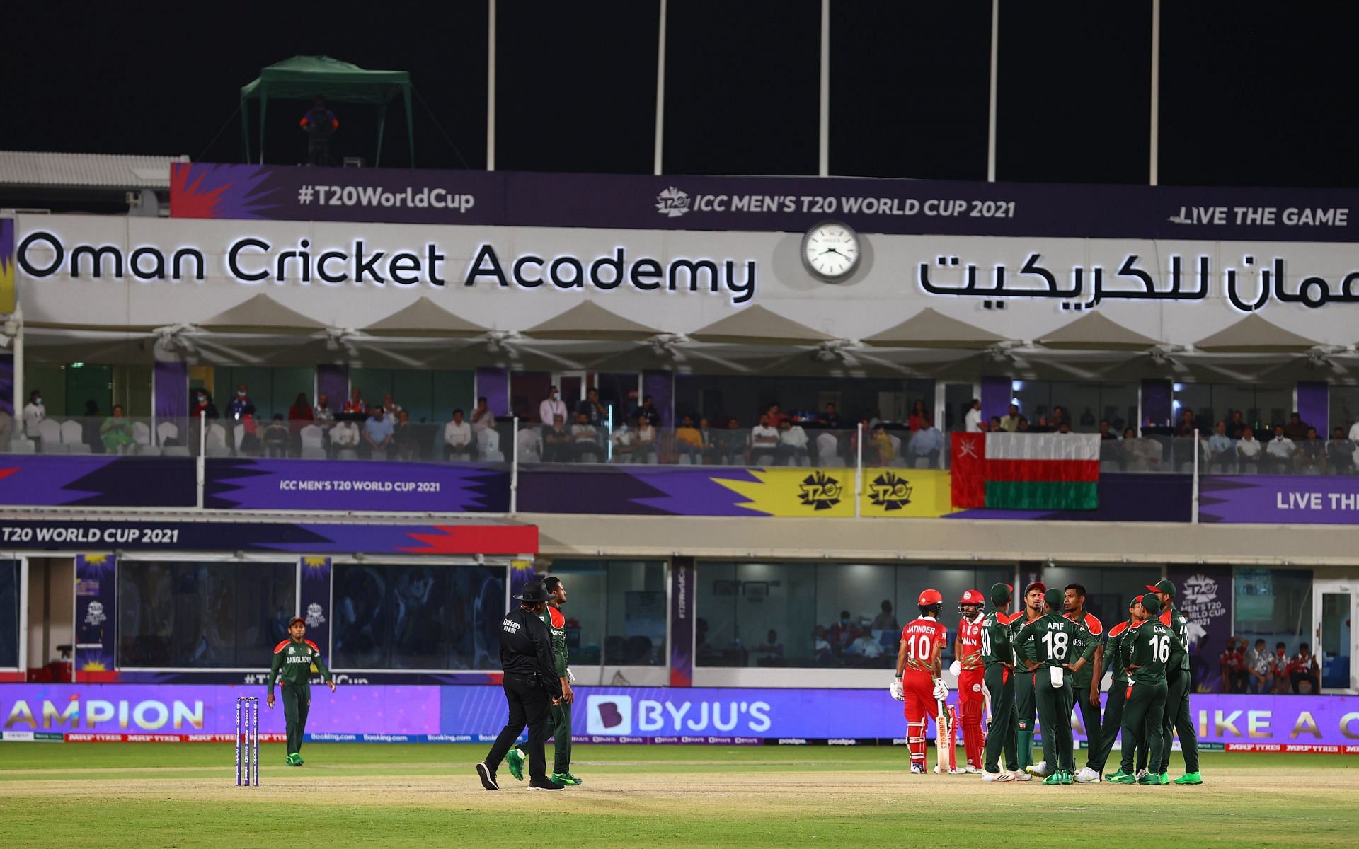 Bangladesh got off the mark after triumphing Oman by 26 runs on Tuesday [Credits: T20 World Cup]